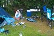 Keeping the campsite tidy.......