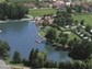 Luftaufnahme Weinland-Camping mit Naturbadesee in der Südsteiermark