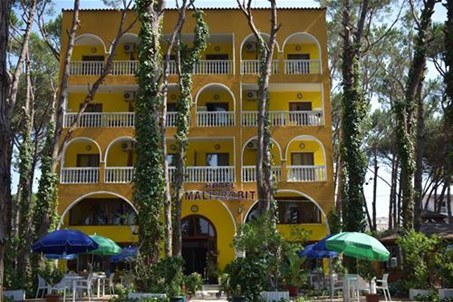Front view. Hotel Camping "Mali i Robit" (Renovation 2019)
