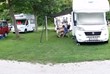 Tent/caravan camping - panoramatic photo