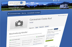 Caravanmarkt.info - Wohnwagen- und Reisemobilhändler in ganz Europa