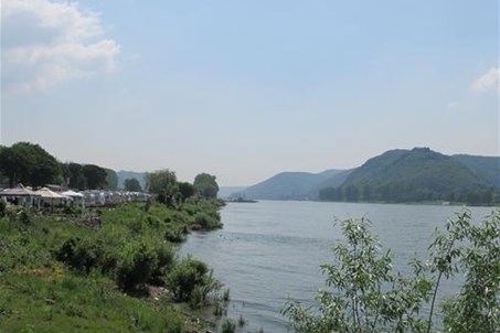 Campingplatz direkt am Rheinufer