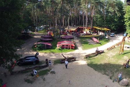Der Campingplatz Kanustation Mirow am Mirower See