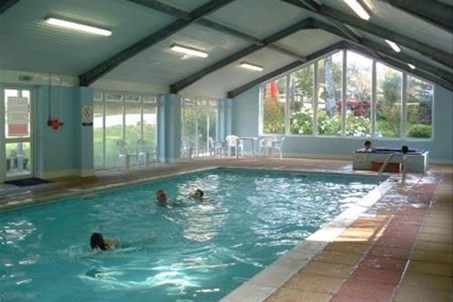 Indoor heated swimming pool, hot tub and infrared therapy sauna