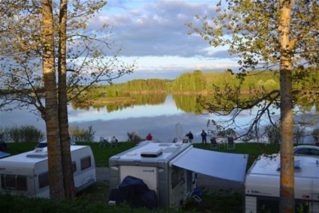 Camping Rovaniemi Saarituvat along river Kemijoki