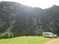 Uitzicht op de bergen rondom Camping Trafoi: eind van het dal