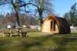 4 Pods available to hire for a luxurious camping experience 