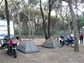 Lugar de acampada, llano y con sombras