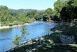 The river Ardeche from the camp.

