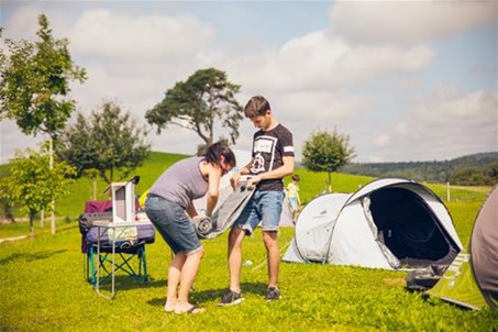 Zelten Im Camping und Ferienpark Orsingen