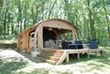Lodge bois toile haut de gamme avec spa