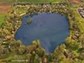 Luftbild Blauer See