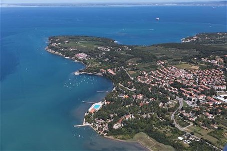 Camping Adria from the air