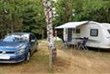 Unser Stellplatz im Camping Korana im Juni 2018