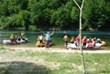 Von uns organisierte Rafting- und Erlebnistour 2009,
Startstelle