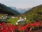 Ausblick auf die Berge,
Dolomiten