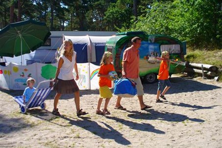 Der Campingplatz Dünencamp ist sehr familienfreundlich.