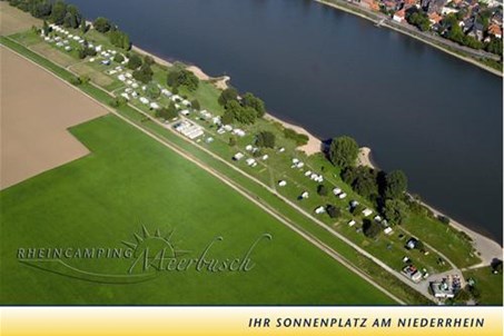 Luftaufnahme Rheincamping Meerbusch