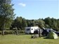Camp site next to river Gauja in Ligatne by ferry boat