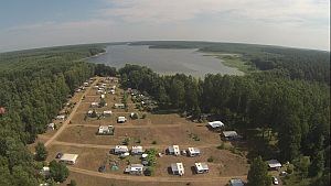Luftaufnahme FKK-Campingplatz mit Rätzsee