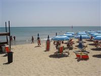 la spiaggia attrezzata è esclusiva dei nostri ospiti,nel mese di giugno e settembre è offerta grtuitamente agli ospiti dalla direzione .