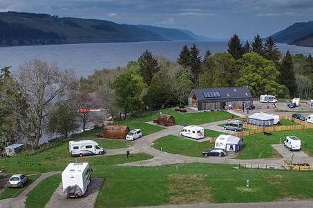 Loch Ness Shores Camping and Caravanning Club Site
